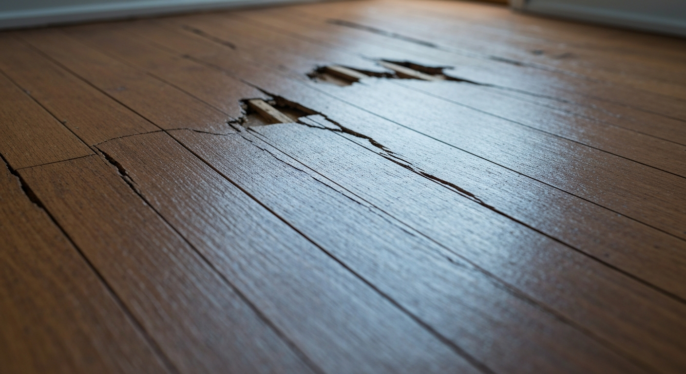 Warped flooring