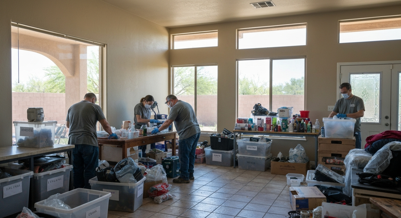 Hoarding cleanup in Tucson