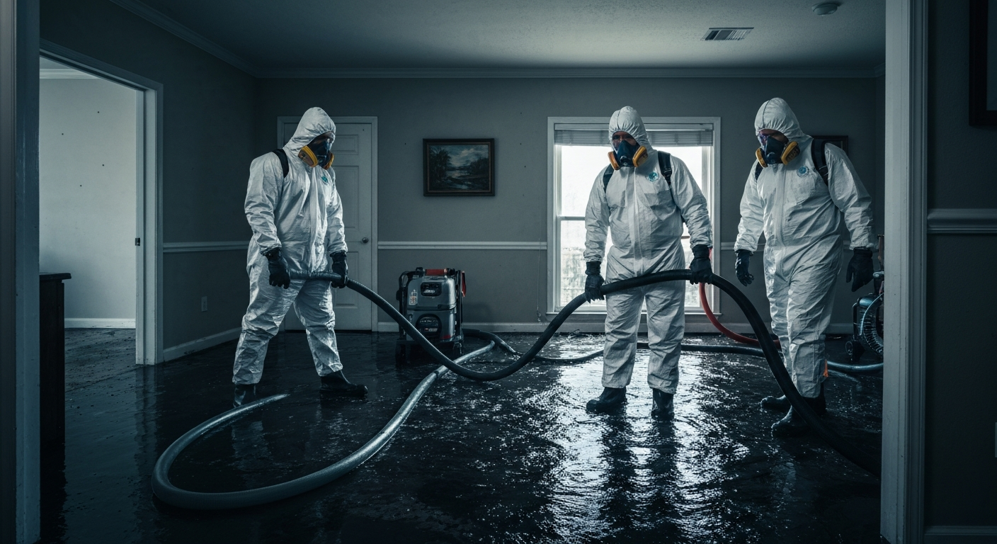 Sewage cleanup and black water removal in Tucson