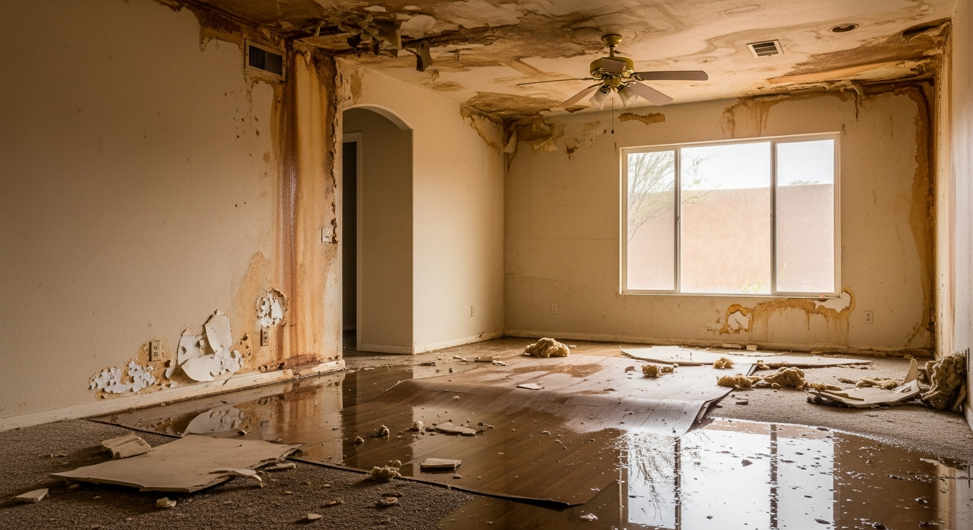 What to Do Immediately After Water Damage in Tucson Homes